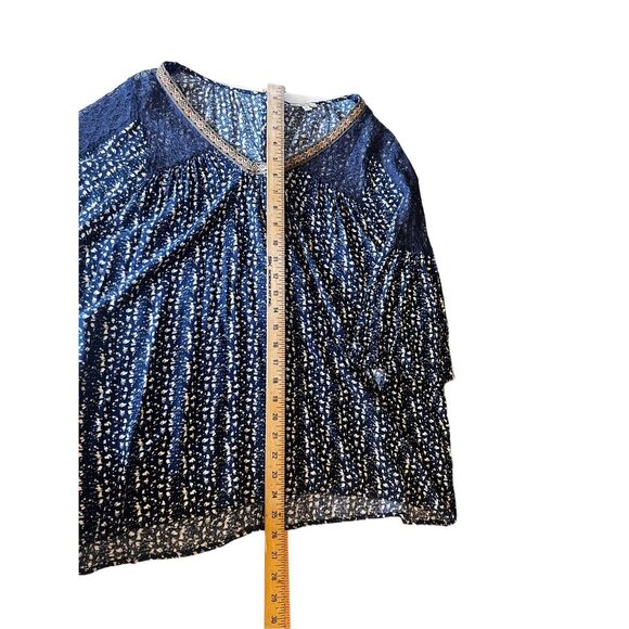 Kori America anthropology,  long sleeve boho top - Picture 12 of 14